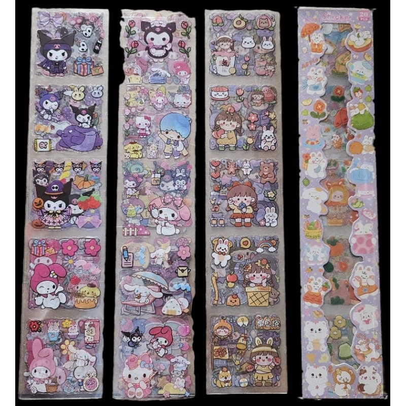 

stiker sticker timbul pendek / stiker timbul / stiker bts / stiker / sticker / bts / bt21