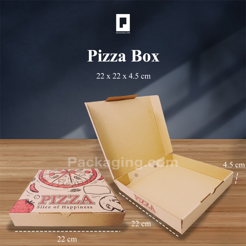 

Dus Pizza/Box Pizza uk. 22x22x4,5/Kotak pizza 22/Kardus Pizza Uk.22
