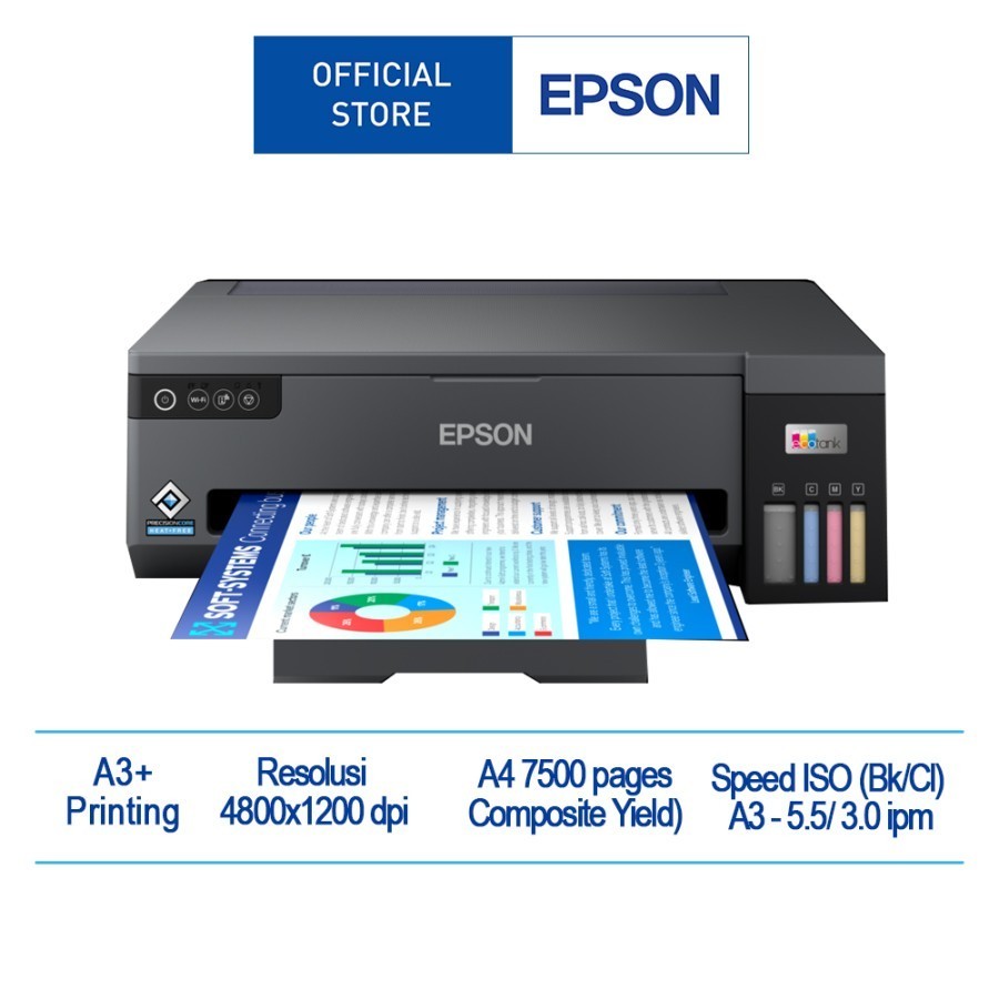 Printer EPSON L11050 L-11050 L 11050 Pengganti Epson L1300 L-1300 Print Only A3+ Resmi