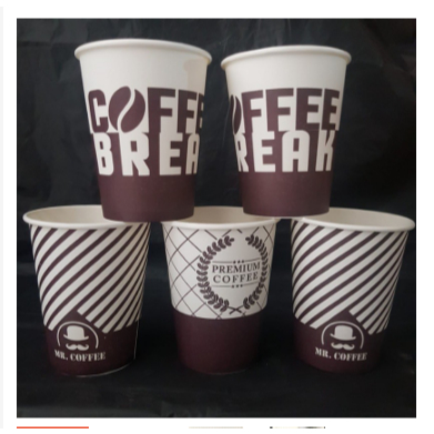GELAS PAPER CUP 9 OZ MOTIF ISI 50CUP/ROL