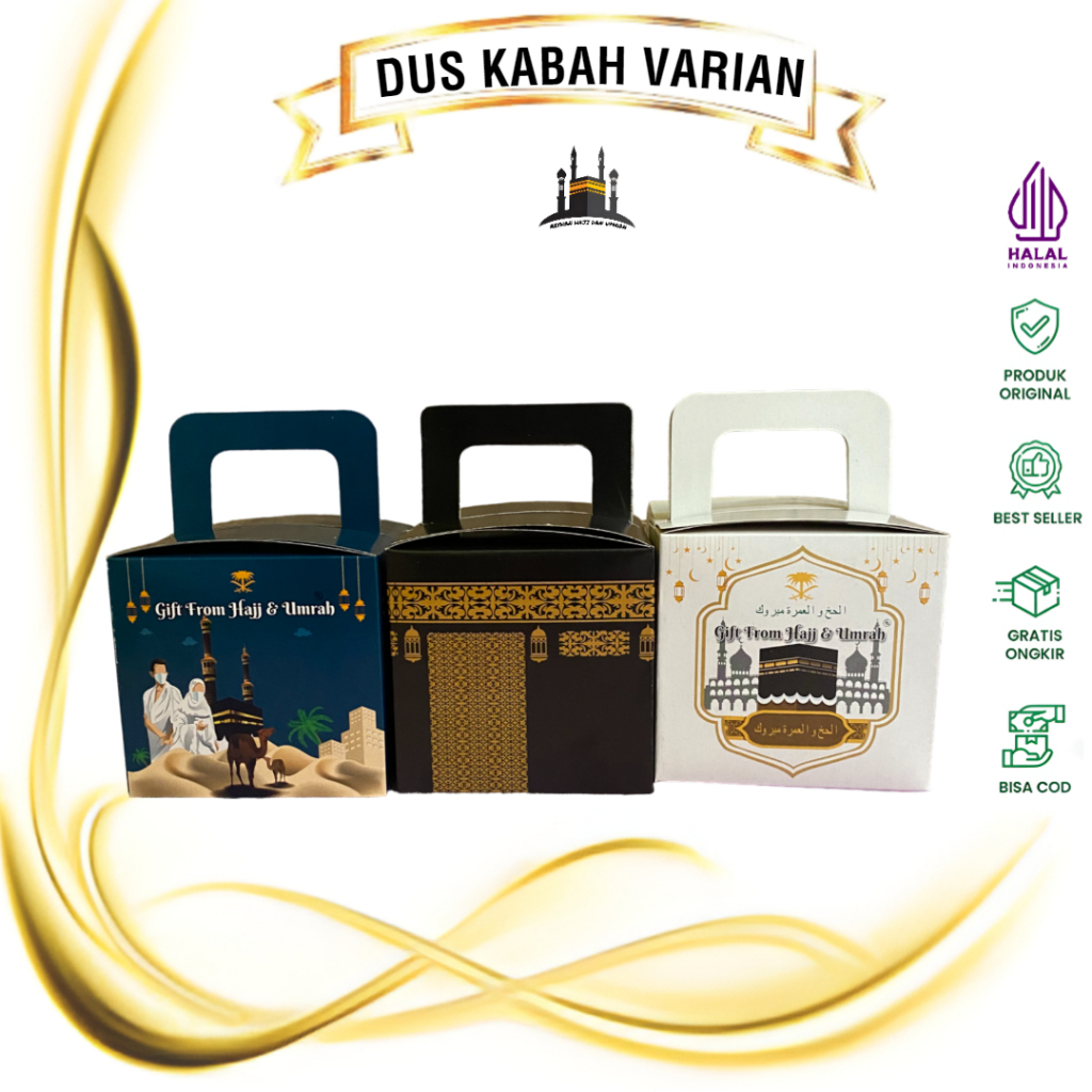 

Dus Box Kabah Kosong 1pcs - Box Kabah oleh oleh haji dan umroh