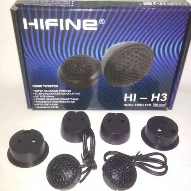 Tweeter Hifine H1-H3 Dome Tweeter / Tweeter Mobil Hifine Universal