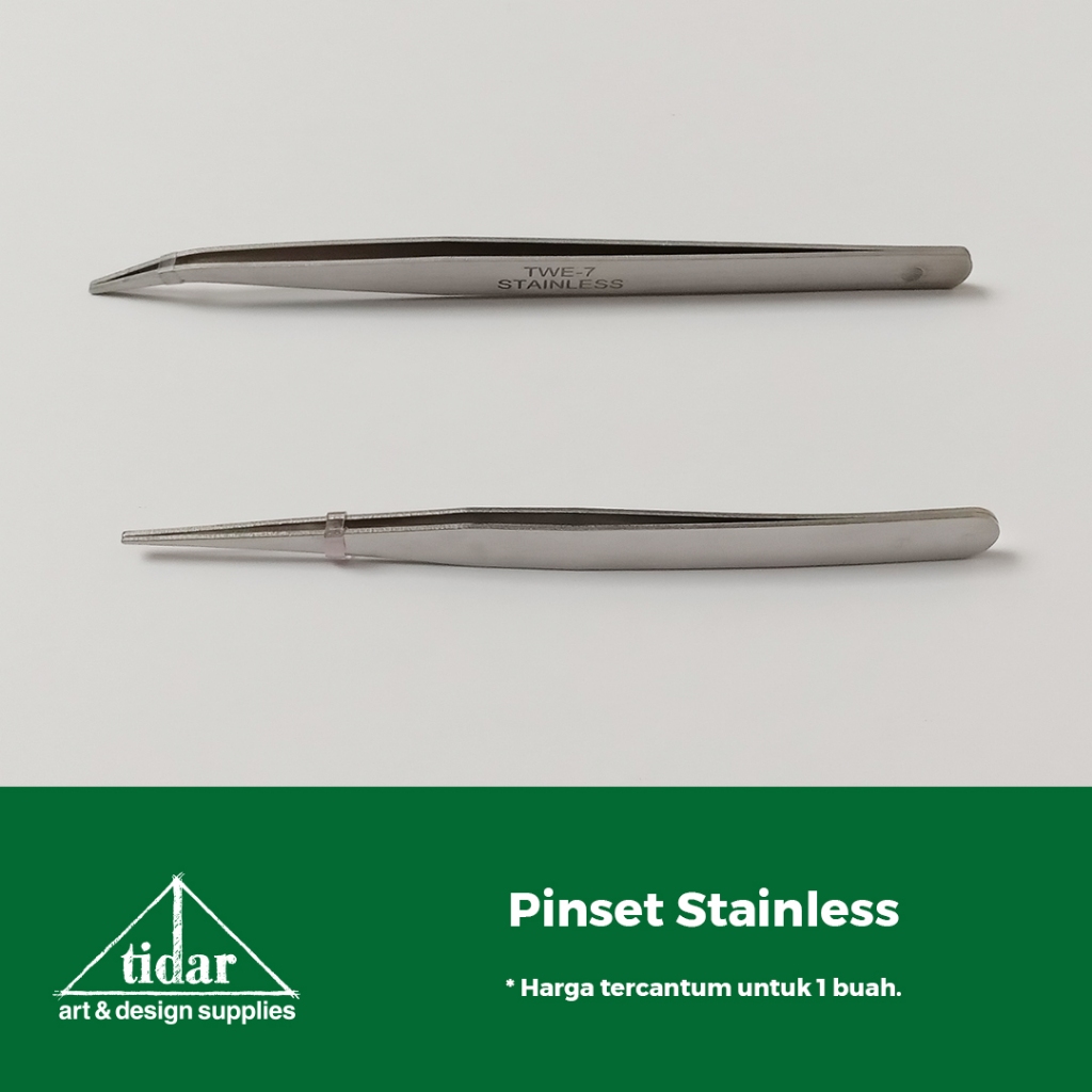 

[MR] Pinset Stainless Panjang Bengkok / Lurus