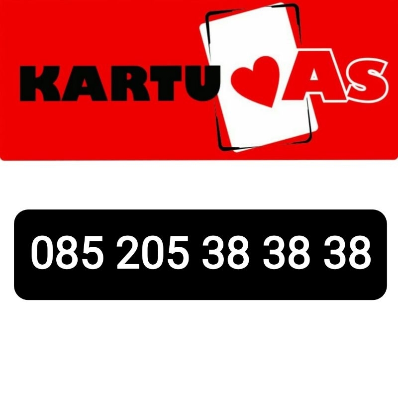 nomor cantik kartu as telkomsel prabayar kartu perdana sim card 085205383838