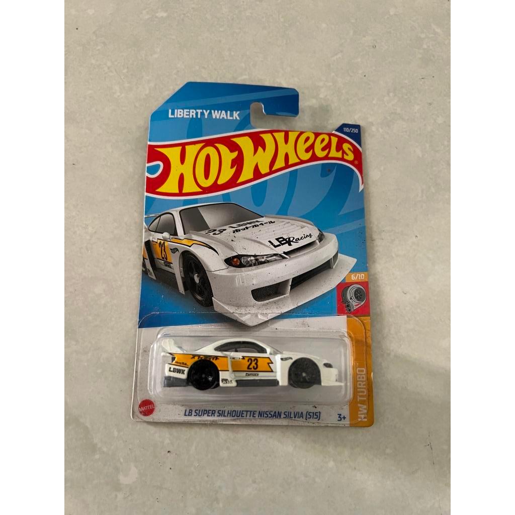 HOT WHEELS NISSAN SILVIA S15 LBWK PUTIH KUNING