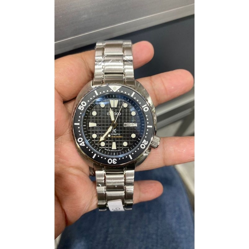 PROMO SEIKO TURTLE PROSPEX PADI DIVER BLACK LOSEPACK ORIGINAL