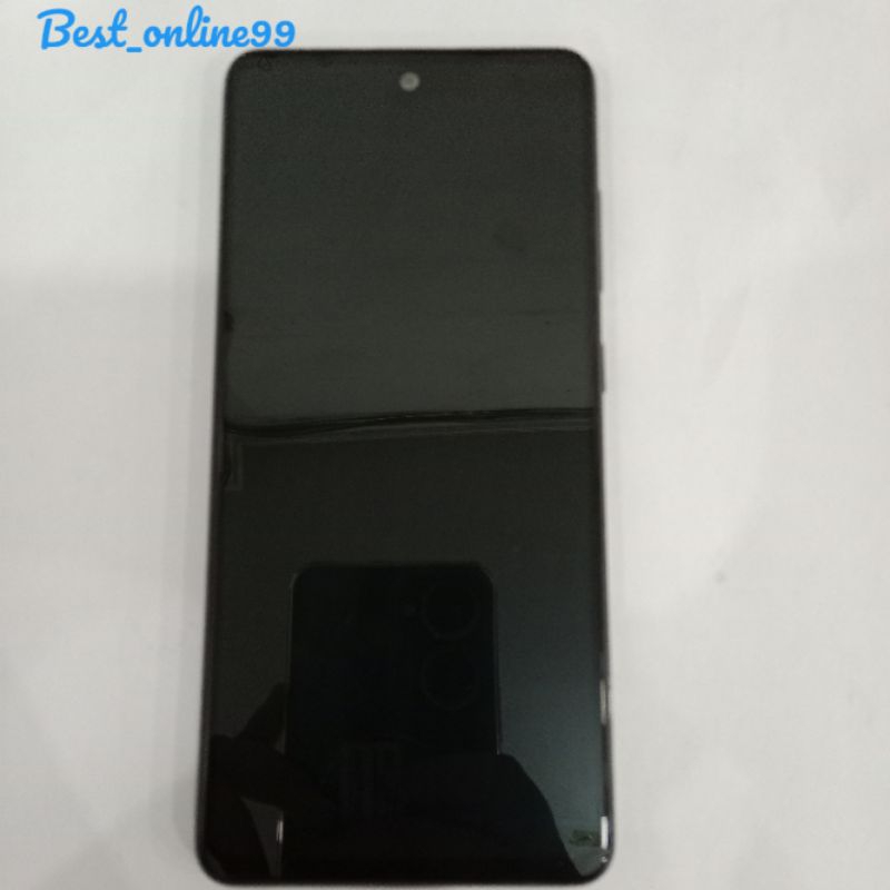 LCD SAMS A525 / A52 4G FULLSET TOUCHSCREEN + FRAME BLACK ORI COPOTAN