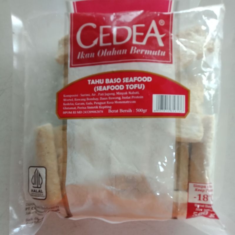 

cedea tahu baso seafood (seafood tofu) 500gram