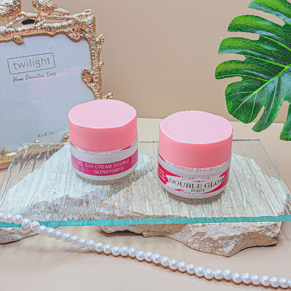 Paket Best Seller Double Glow Forte MURAH  Day & Night Cream