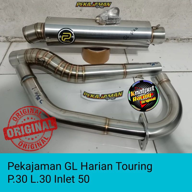 Knalpot Pekajaman Tiger GL MP Harian Touring Original