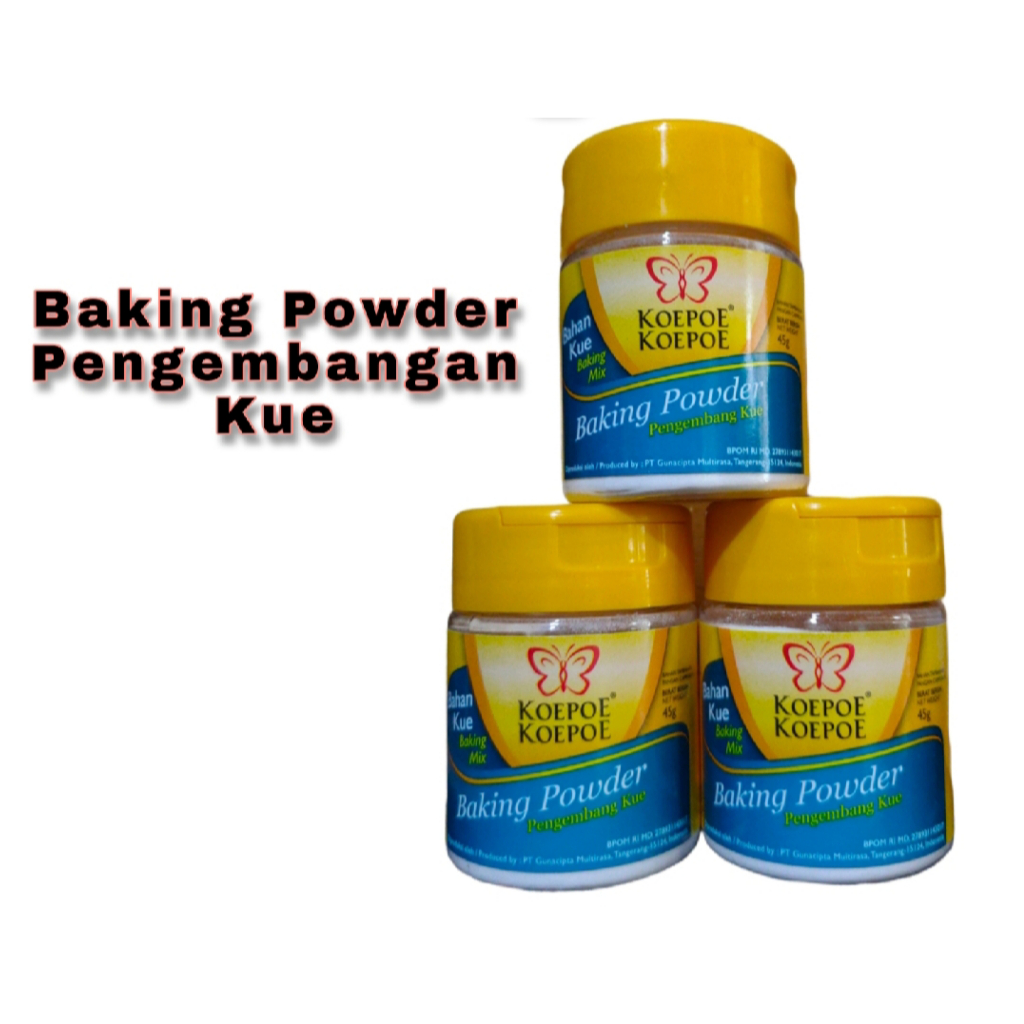 

KOEPOE KOEPOE Soda Kue / Baking Powder / Pengembang Kue / Pengembang Natrium Bikarbonat / Bahan Kue Baking Mix