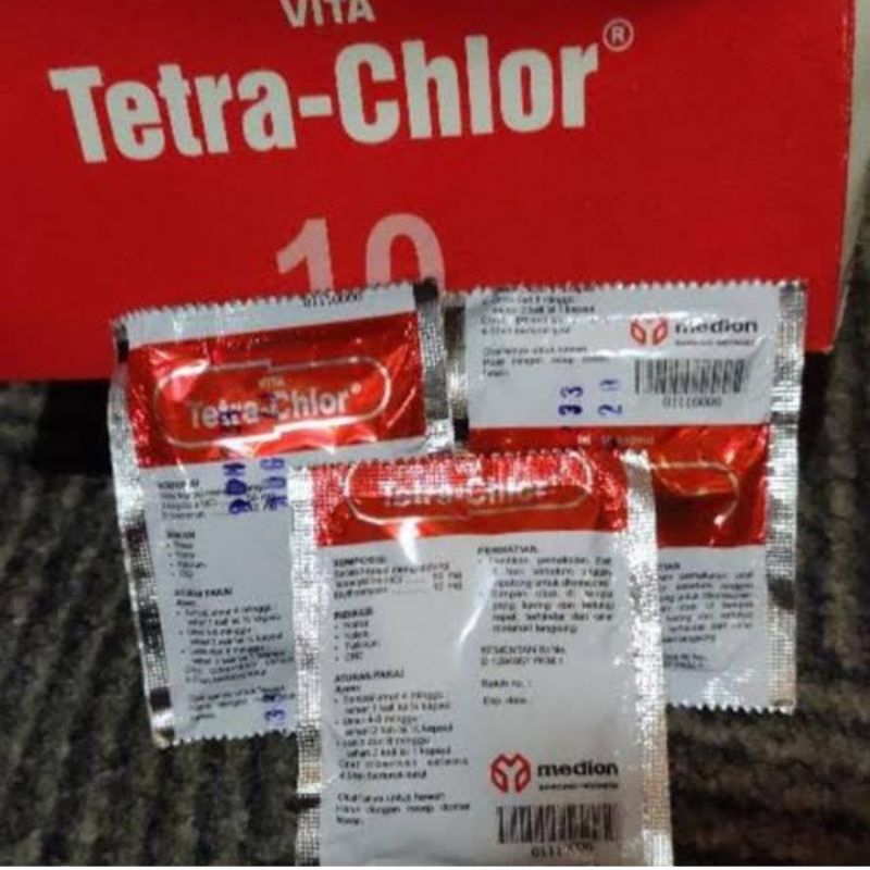 Tetrachlor 1 Sachet Antibiotik tetra-chlor Ayam unggas burung