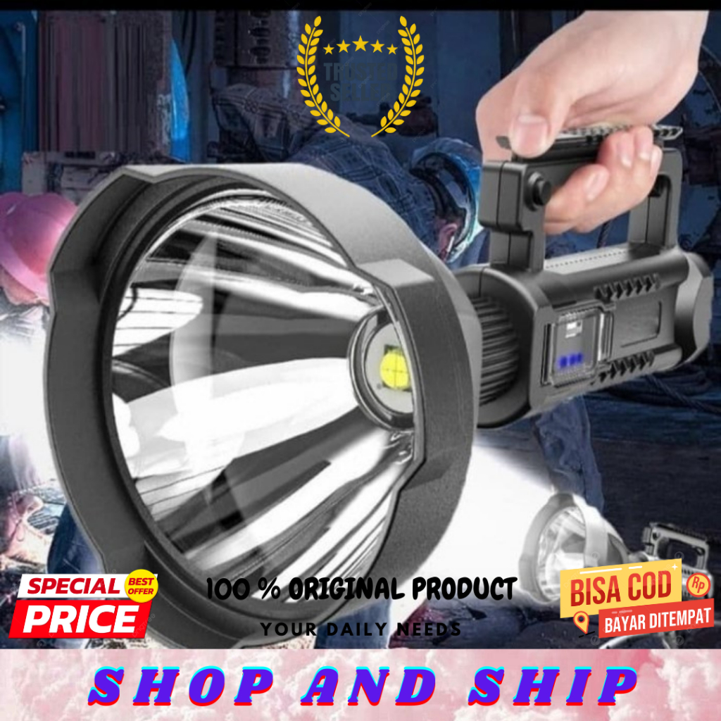 Senter LED XHP70.2 Super Bright 100000 lumens ORIGINAL SAS