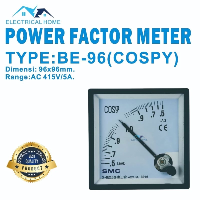 Panel Meter / POWER FACTOR METER/COSPY METER BE-96 COSPY AC 400V