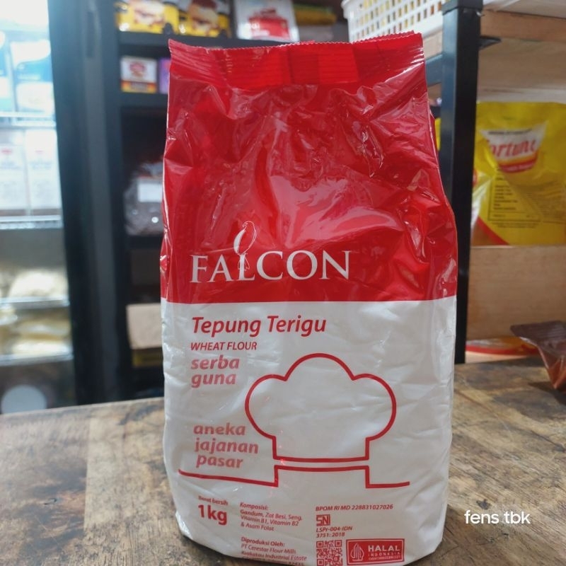 

FALCON TEPUNG TERIGU SERBA GUNA / TEPUNG FALCON / TERIGU FALCON ANEKA JAJANAN PASAR