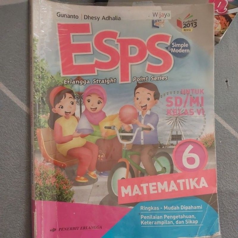 Buku esps matematika kelas 6