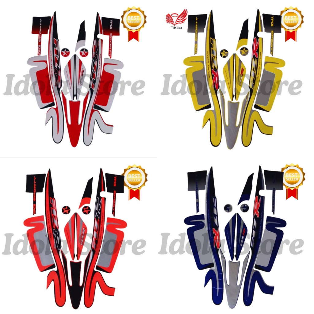Stiker Striping Standart Yamaha F1ZR 2001 Caltex List Stiker Standar F1ZR 2001 Caltex Terbaik
