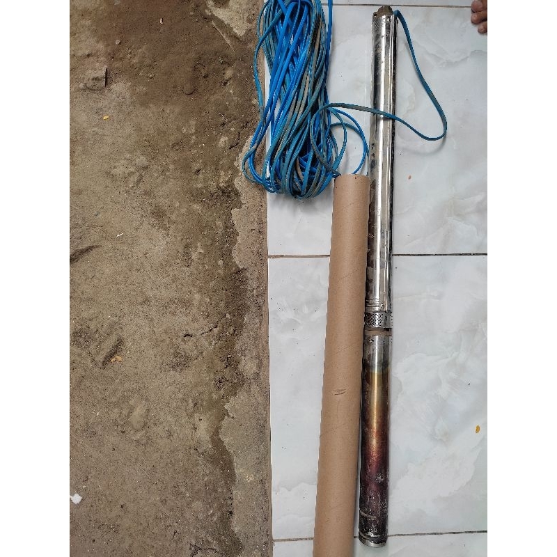 Pompa Air Celup Inoto bekas minus mesin lemah tanpa kabel jual murah aja masih bisa diperbaiki