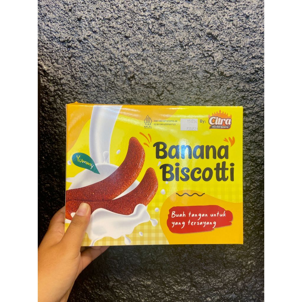 

BANANA BISCOTTI KHAS CITRA OLEH OLEH