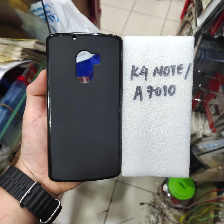 Silikon soft case karet hitam lenovo a7010 / k4note / k4 note mantul