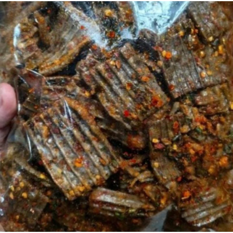 

Kerupuk jengkol bantet pedas 250GR