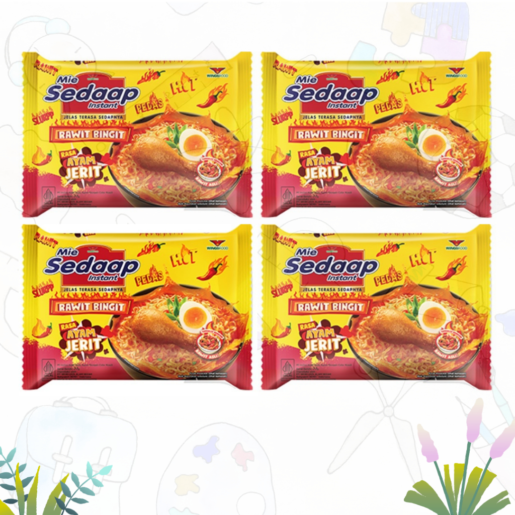 

Sedaap Mie Instan Ayam Jerit 6x77gr (6PCS)