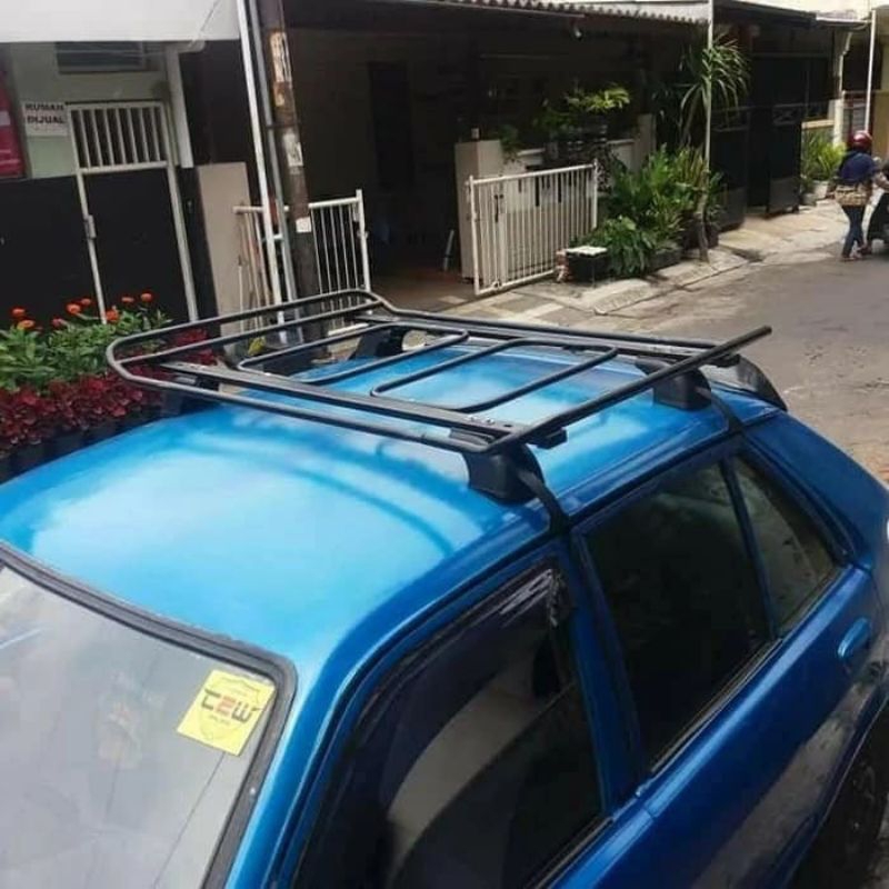 include kaki crosbar rack Jack mobil sedan all tipe roof RAck rak mobil