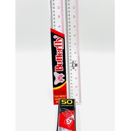 

Penggaris / Mistar Butterfly 50cm