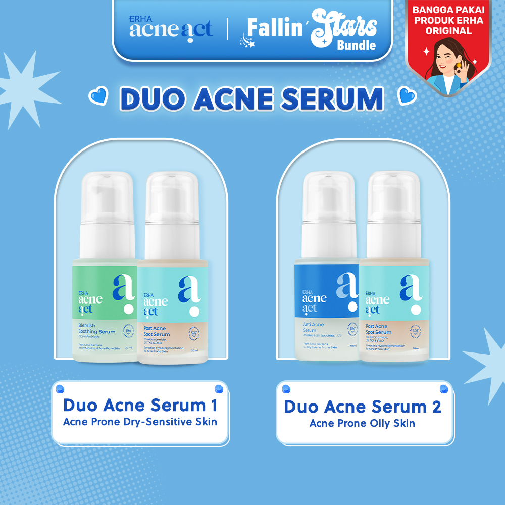 ACNEACT Duo Acne Serum - Serum Untuk Kulit Berjerawat | BHA | Niacinamide