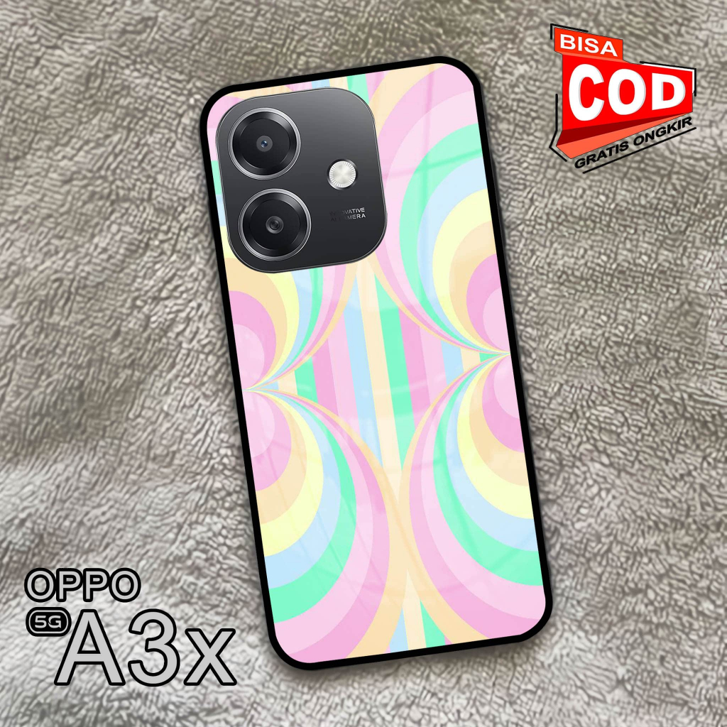 trinnity_shop - Case Hp Kaca For OPPO A3X & OPPO A5i [T61].