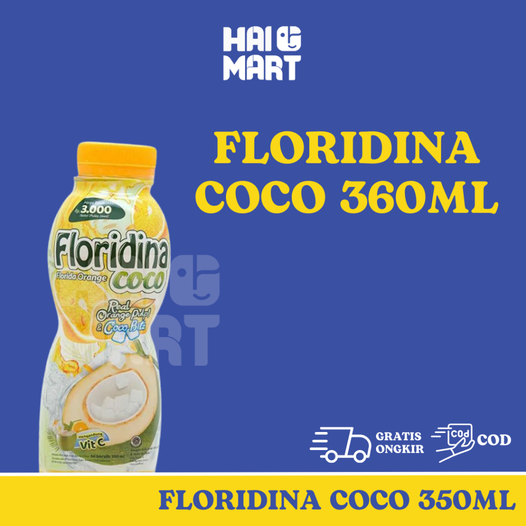 

Floridina Orange & Pulp Orange + Coco Botol 300ml