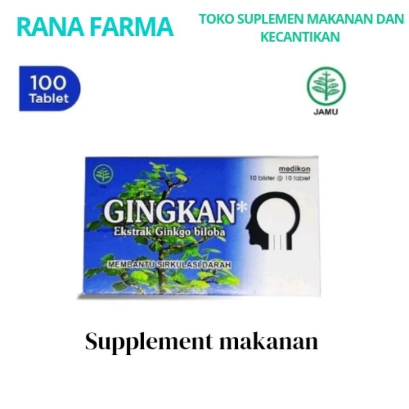 GINGKAN Gingko Biloba 40mg STRIP