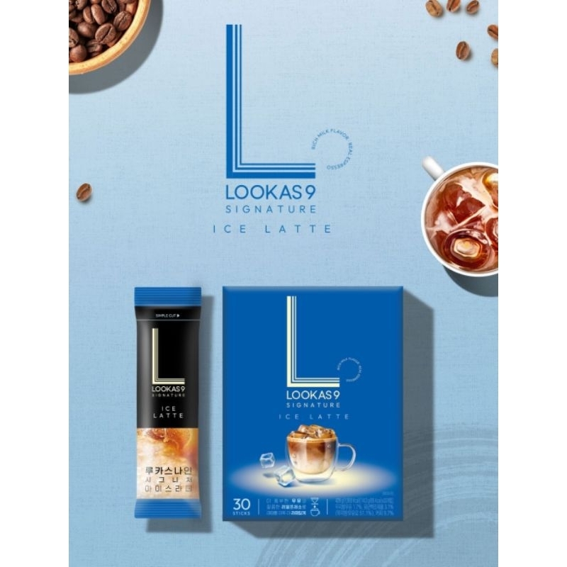 

Lookas9 Signature Ice Latte Coffee Kopi Korea