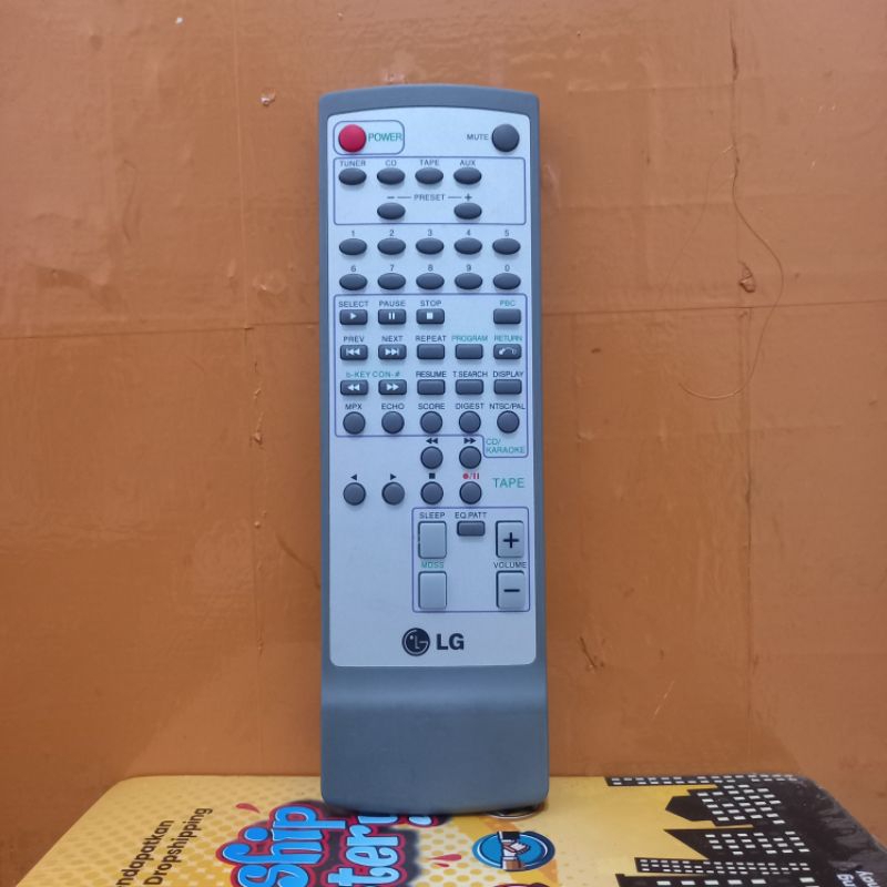 REMOTE ORIGINAL TAPE CD KARAOKE LG