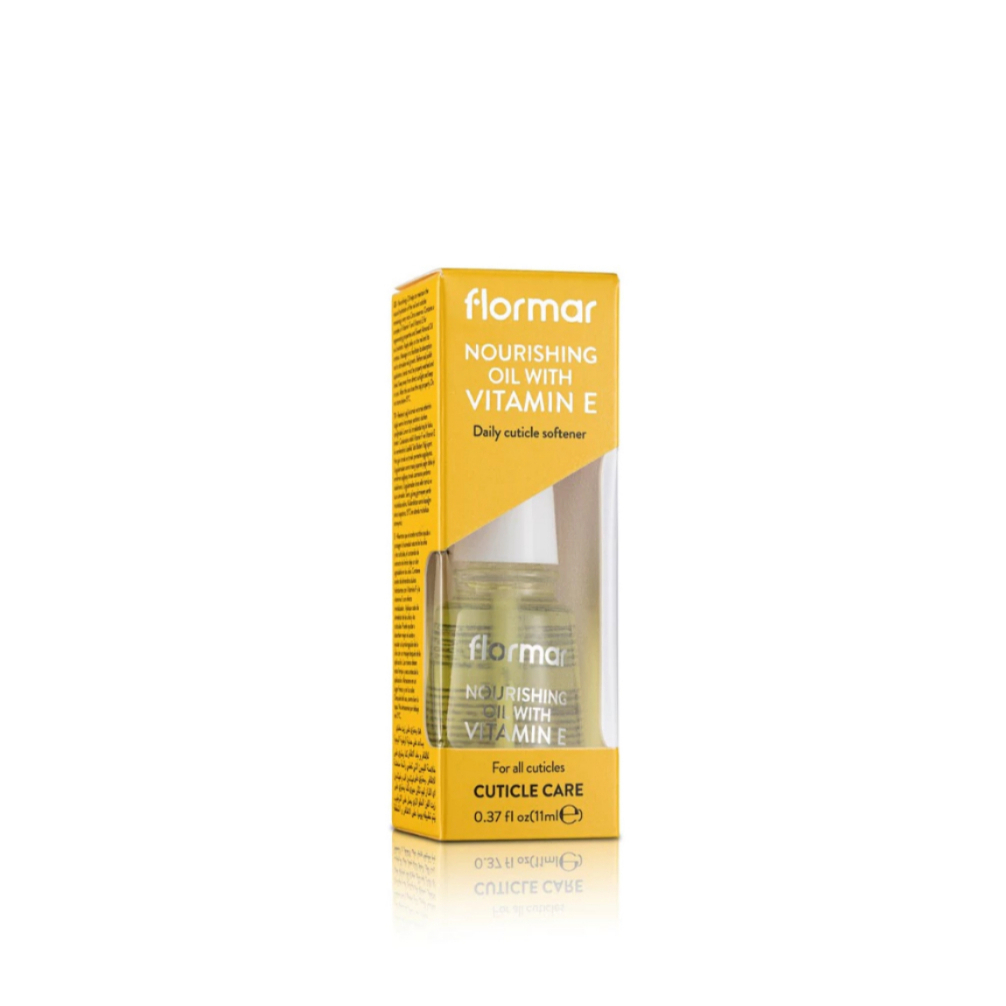 Flormar Cuticle Care Nourishing Oil With Vitamin E - Parawatan Cuticle - Treatment Kuku - Nail Care 