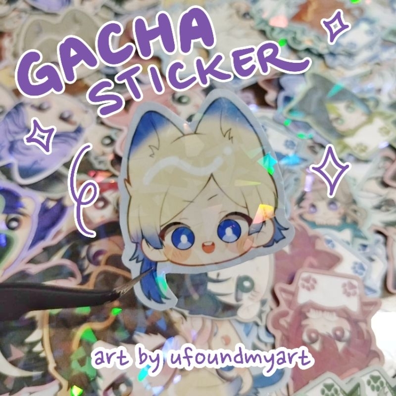 

[Ufoundmyart] GACHA 3 PCS STICKER