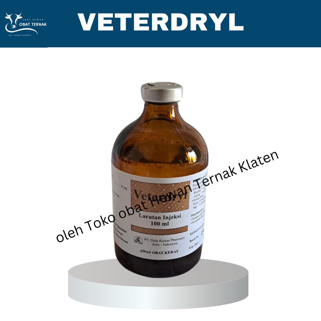 Veterdryl 100 ml Antihistamin anti alergi