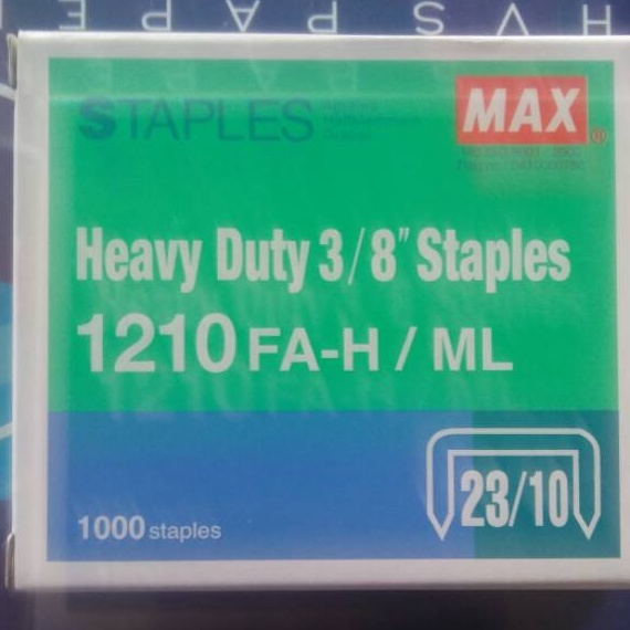 

STOCK TERUPDATE Isi staples max 121 1 mm