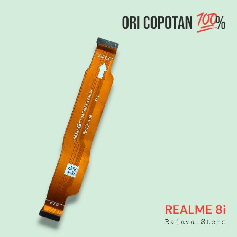 Fleksibel fleksible penghubung mesin UI realme 8i ori original cabutan copotan asli garansi normal