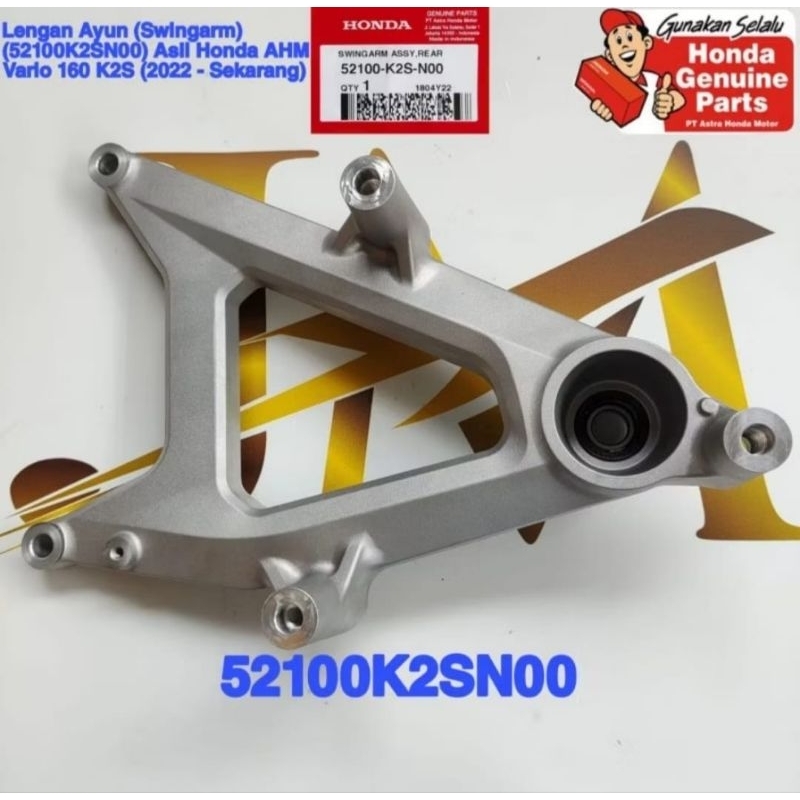 Swing Arm Assy Rear Lengan Ayun Belakang Vario 160 2022 K2S CBS Asli Honda AHM 52100K2SN00