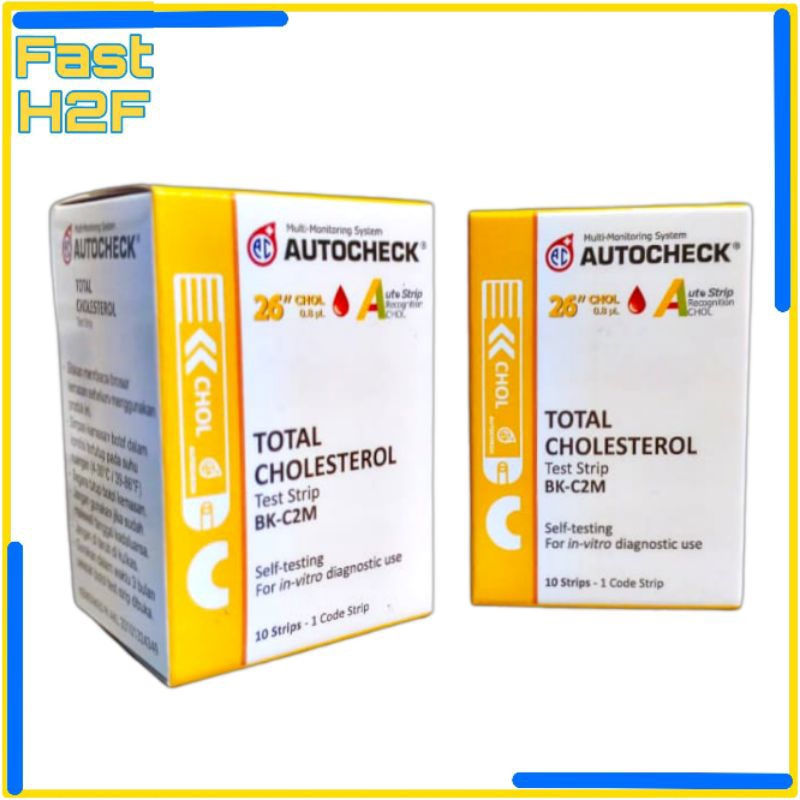 Strip Cek Kolesterol Autocheck/Strip Kolesterol/Strip Autocheck