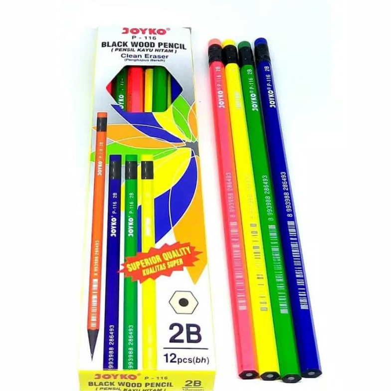 

FASH SALE Pencil Pensil BLACKWOOD P116 1 Pack 12 Pcs