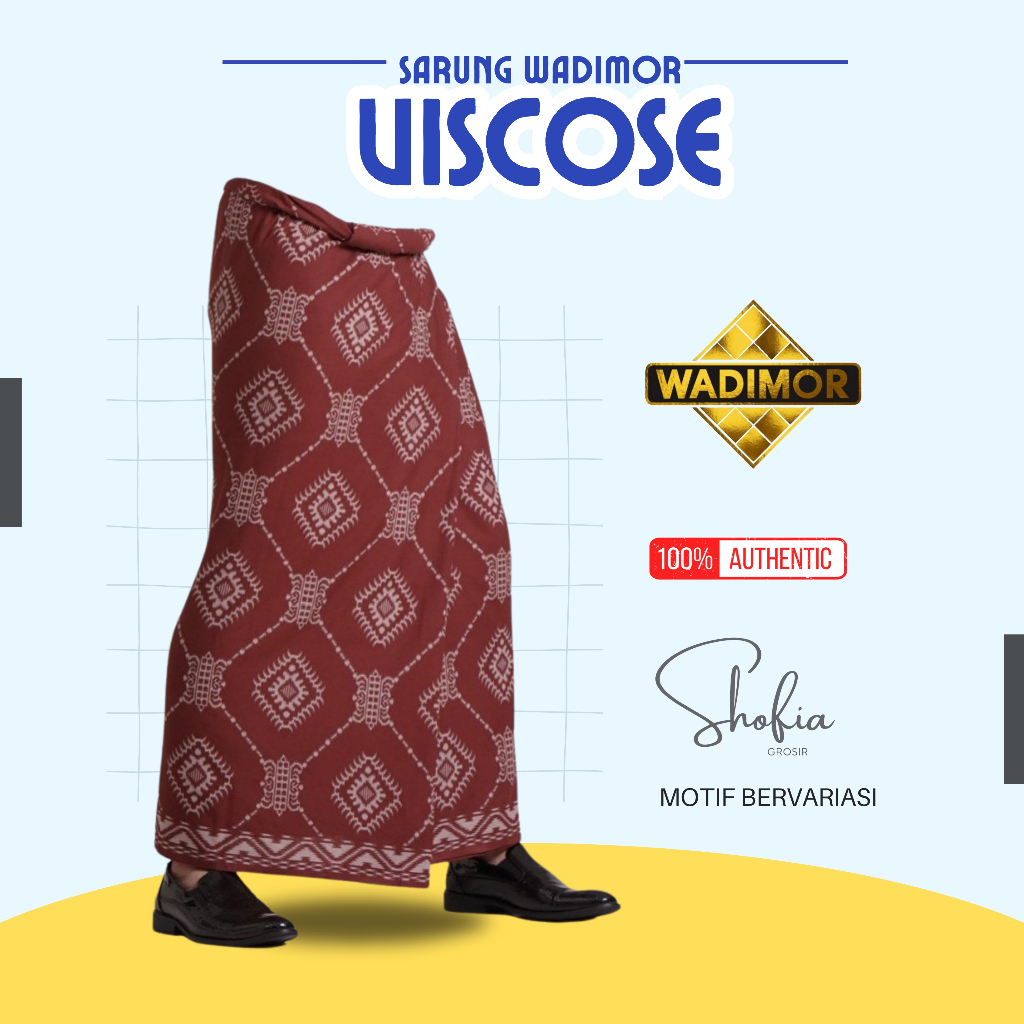 SARUNG WADIMOR VISCOSE MOTIF KEMBANG