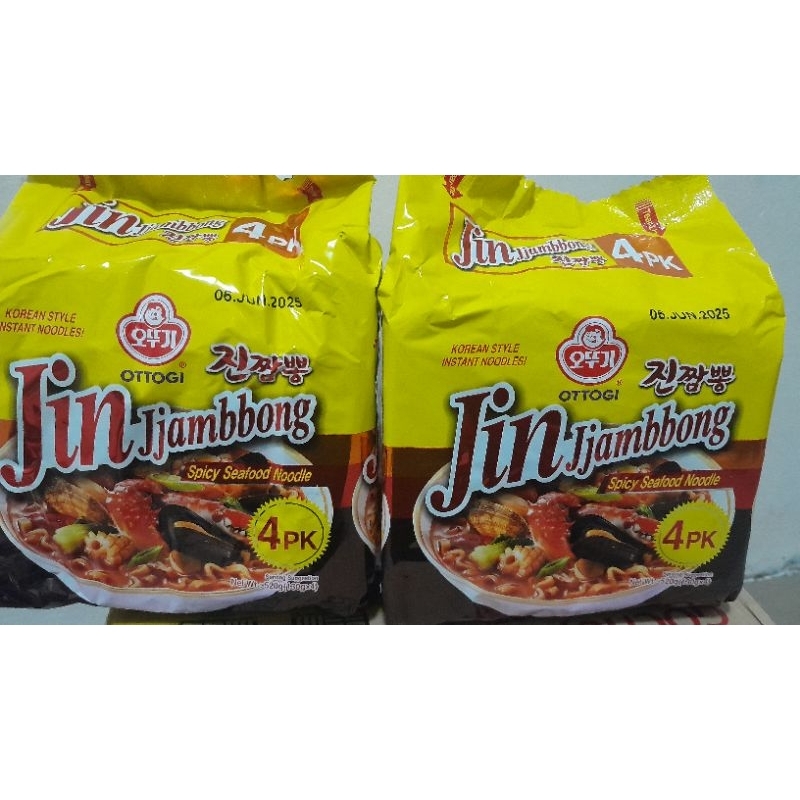 

Made in Korea | Ottogi Jin Jjambong Multipack isi 4pcs , Exp 19 Mei 2026