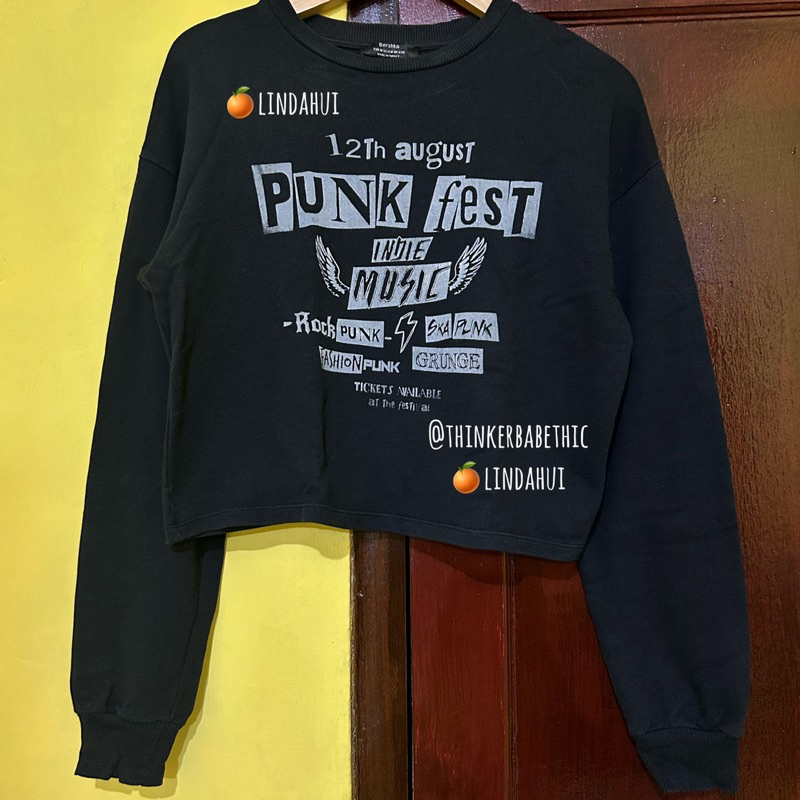 crop bershka sweater