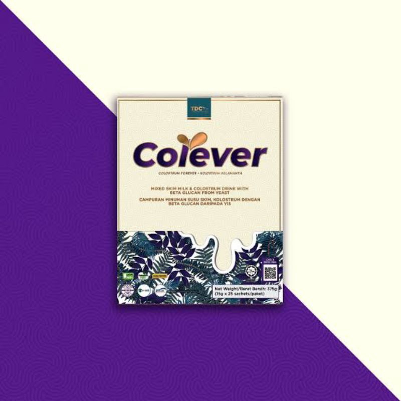 

Colever - Campuran Minuman Susu Skim, Kolostrum dengan Beta Glucan daipada YIS