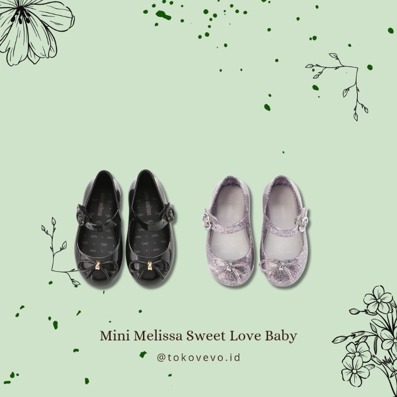 Mini Melissa Sweet Love Baby | Melissa Original Sendal anak kids sandal