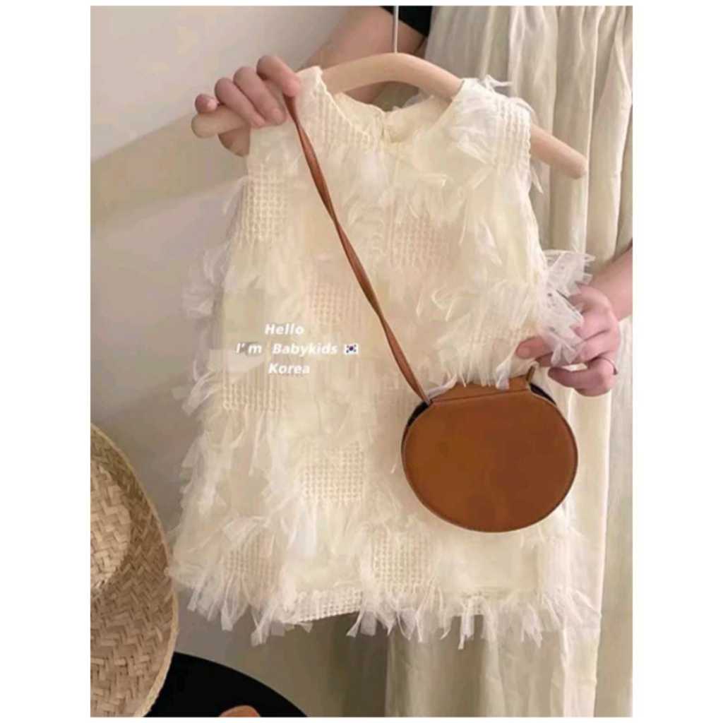 GAUN PUTIH / DRESS ANGEL ANAK PEREMPUAN USIA 2 SAMPAI 7 TAHUN