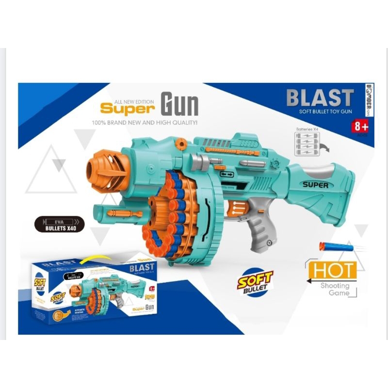 Mainan Anak Pistol Tembak Mainan Blaster Edukasi