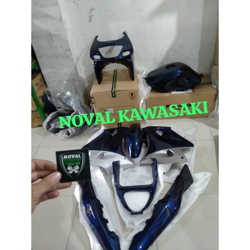 COVERBODY SET FULLBODY NINJA RR OLD BIRU NAVY BIRU DONGKER ORIGINAL